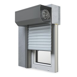 Volet roulant, coffre pan coupé