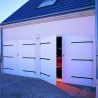 Porte de garage battante en PVC