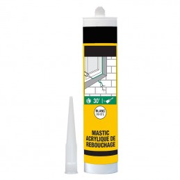Mastic acrylique 300 ml blanc